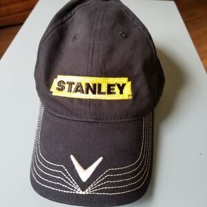 Stanley Callaway Golf Hat Cap Black Strap Back Mens Adjustable 100% cotton